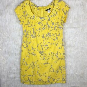 J.Crew floral yellow dress